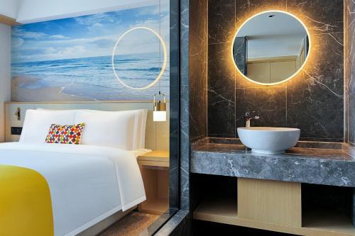 Foto de una habitación de Hotel Ausotel Smart Zhujiang Newtown Guangzhou