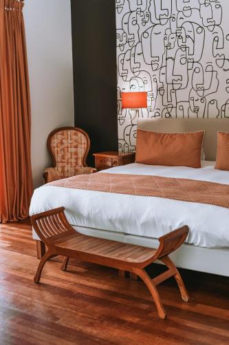 Foto de una habitación de Hôtel Les Frères Ibarboure