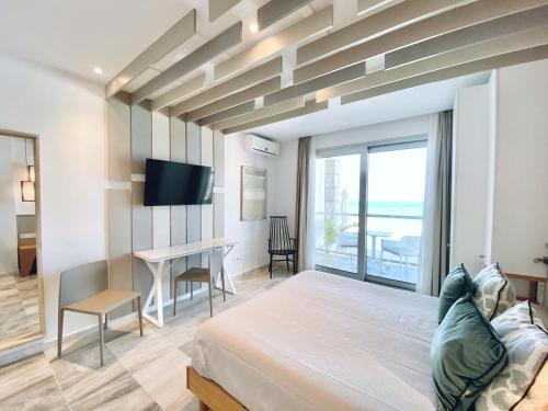 Foto de una habitación de Hotel Apartamentos Marina Luz