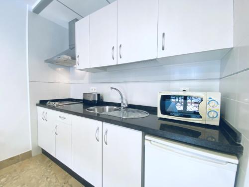 Foto de una habitación de Hotel Apartamentos Marina Luz