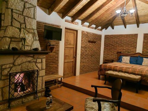 Foto de una habitación de Camping CABAÑAS LOS LAURELES