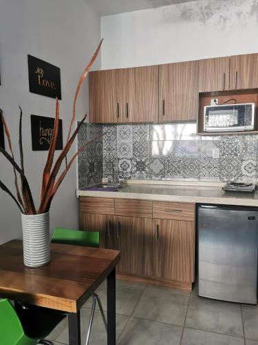 Foto de una habitación de Alquileres Vacacionales Acogedor estudio Cerca de Chapultepec y Consulado