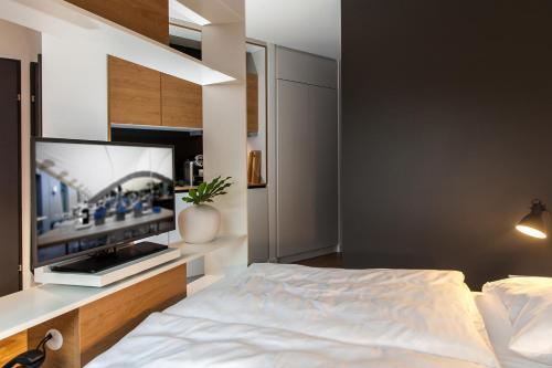 Foto de una habitación de SMARTments business Wien Hauptbahnhof - Serviced Apartments