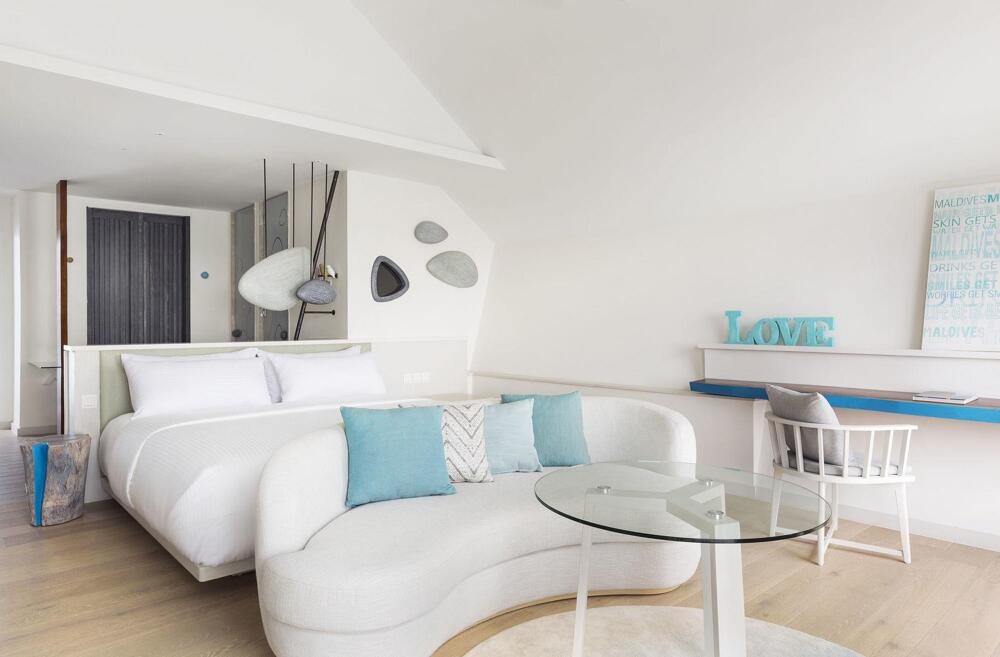 Foto de una habitación de LUX* South Ari Atoll Resort &amp;amp; Villas