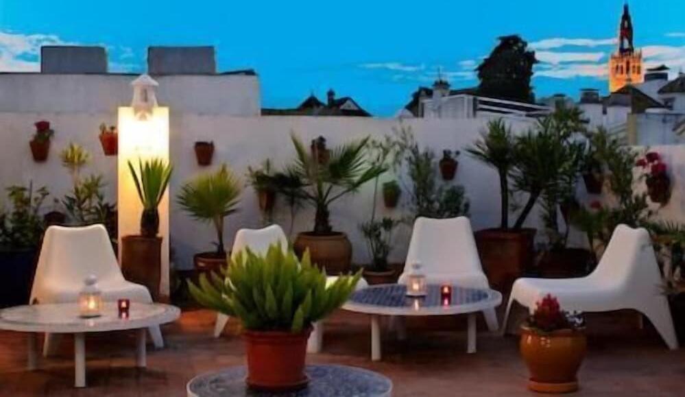 Foto de una habitación de Hotel Un Patio en Santa Cruz
