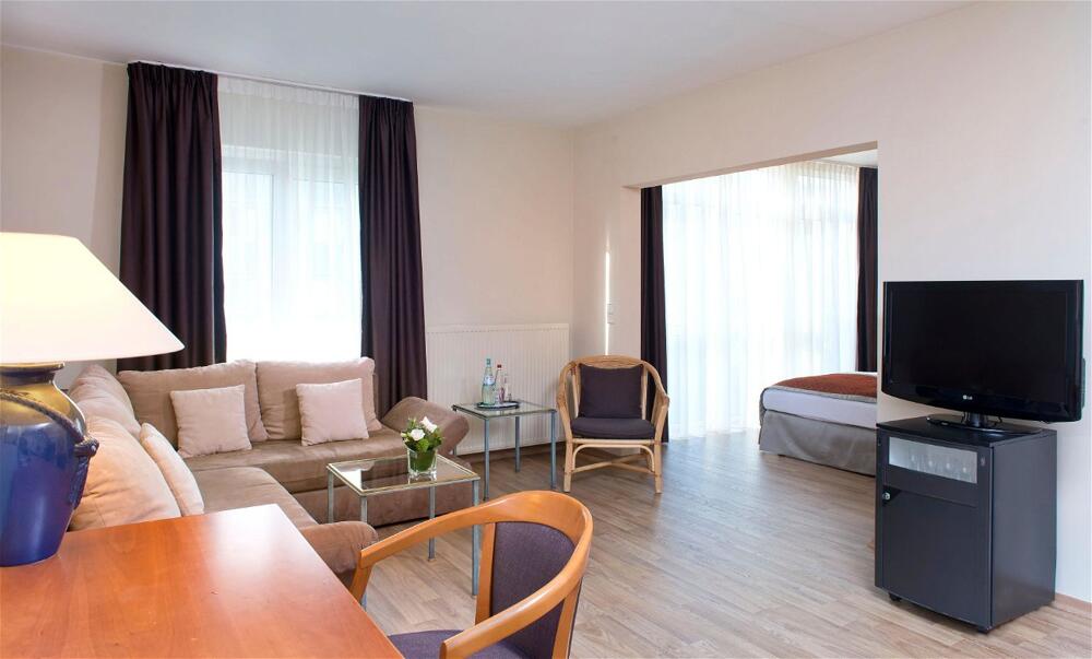 Foto de una habitación de Hotel Wyndham Hannover Atrium