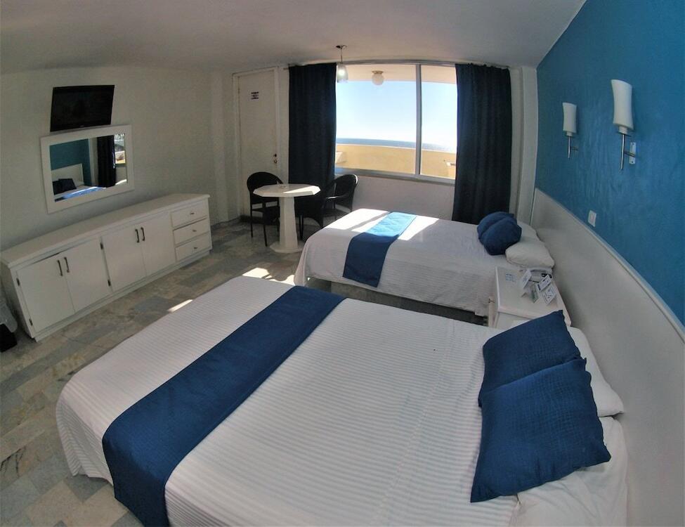 Foto de una habitación de Hotel Hacienda Mazatlán sea view
