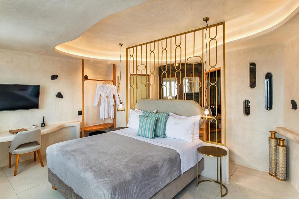 Foto de una habitación de Hotel Athina Luxury Suites