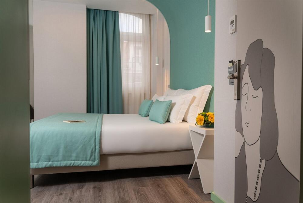 Foto de una habitación de Be Poet Baixa Hotel
