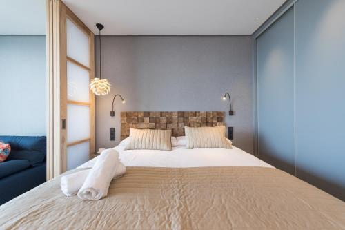 Foto de una habitación de Apartamentos La Marine