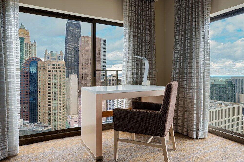 Foto de una habitación de Hotel Chicago Marriott Downtown Magnificent Mile