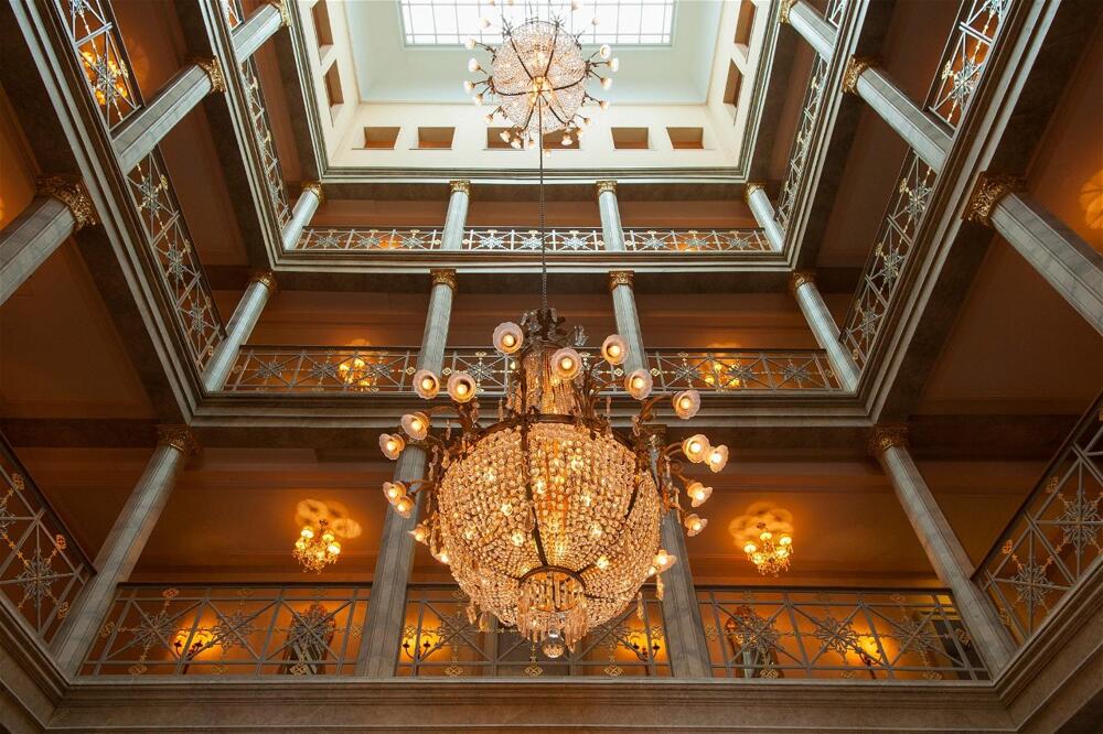 Foto de las zonas nobles de Grand Hotel Les Trois Rois