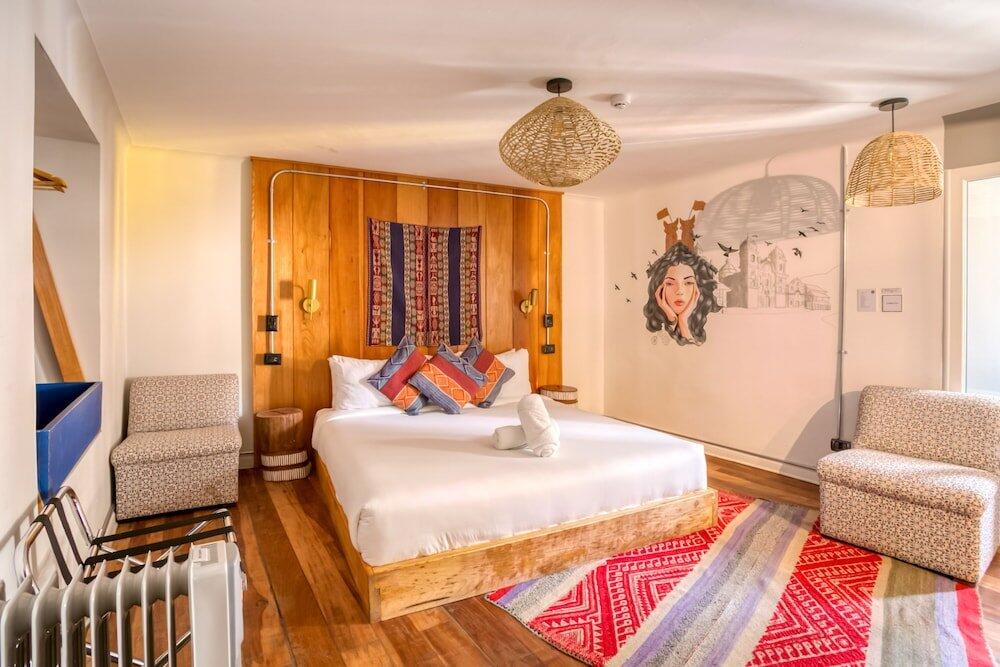 Foto de una habitación de Hotel Selina Saphi Cusco