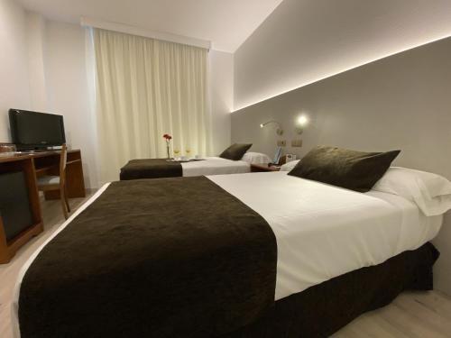 Foto de una habitación de Hotel Ponferrada Plaza