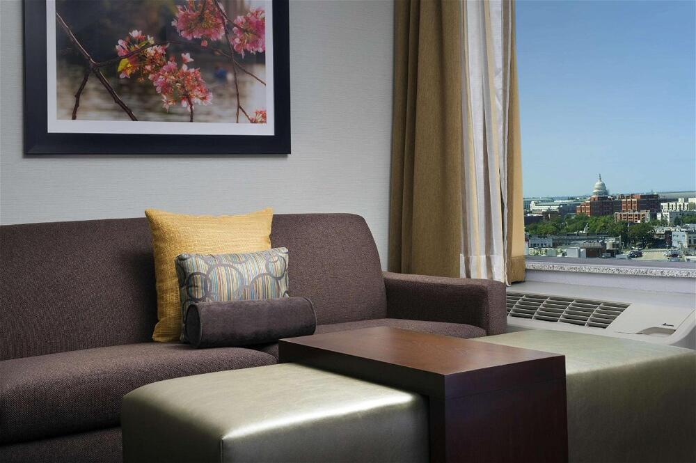Foto de una habitación de Hotel Homewood Suites by Hilton Washington DC NoMa Union Station