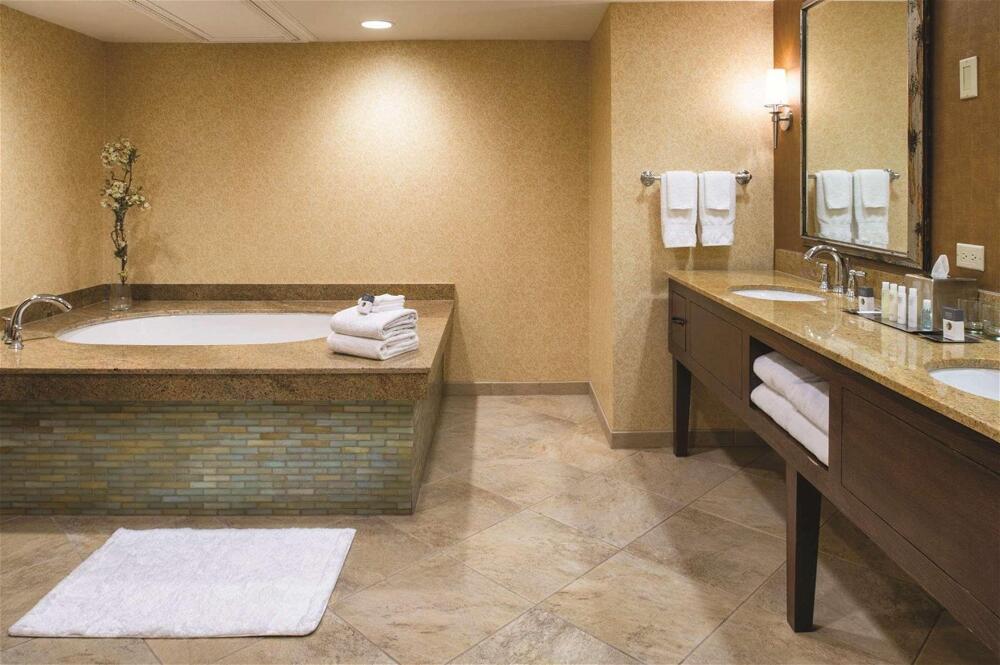 Foto del baño de Hotel DoubleTree by Hilton Seattle Airport