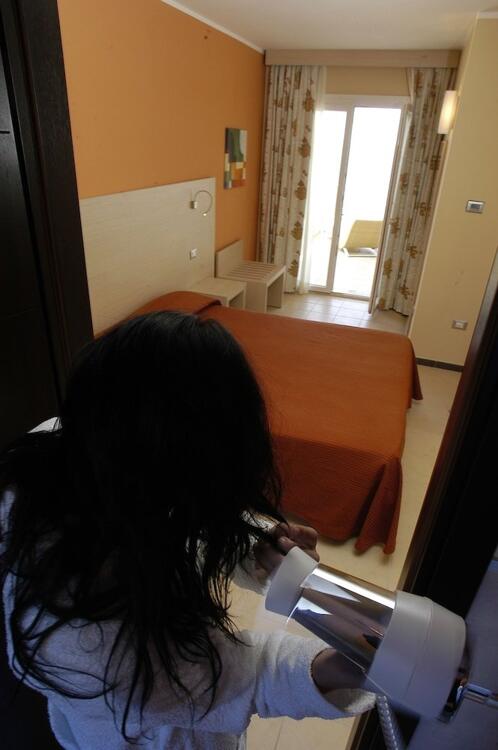 Foto de una habitación de Janus Hotel