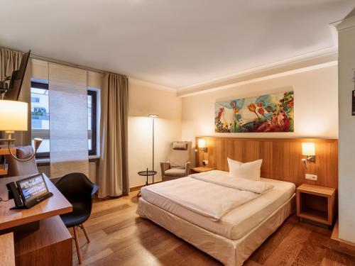 Foto de una habitación de Romantik Hotel Hirschen