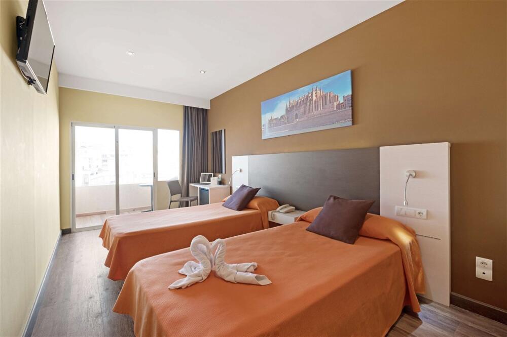 Foto de una habitación de Hotel Abelux