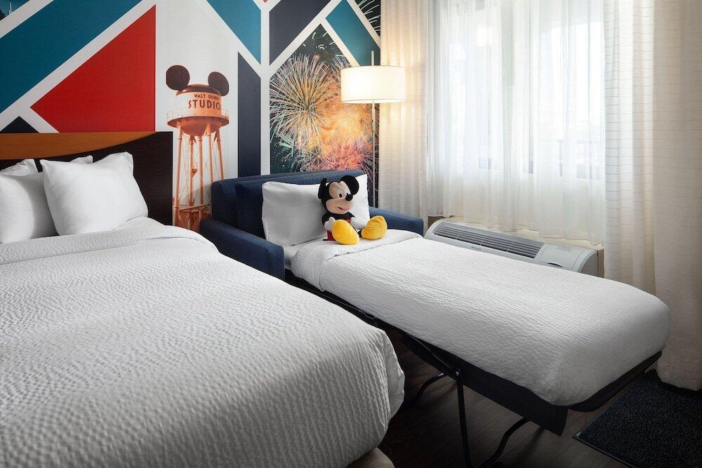 Foto de una habitación de Hotel Fairfield by Marriott Anaheim Resort