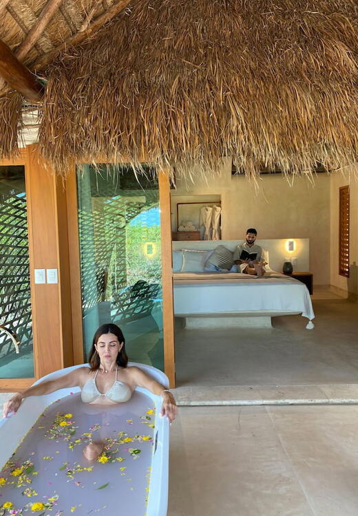 Foto de una habitación de Xixim Unique Mayan Hotel