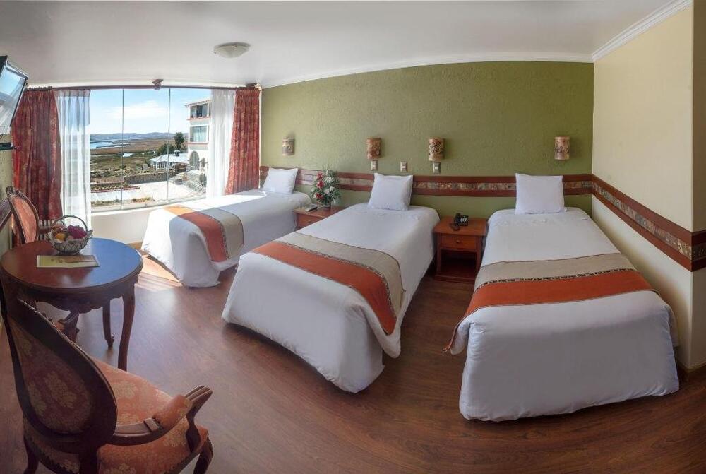 Foto de una habitación de Taypikala Hotel Lago