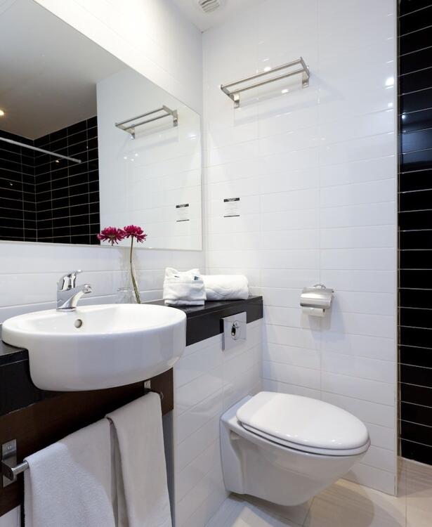Foto del baño de Hotel Olympia Universidades