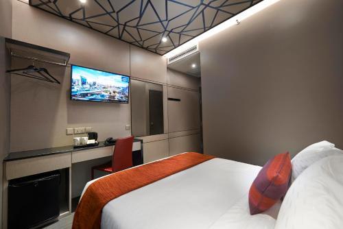 Foto de una habitación de Hotel Boss