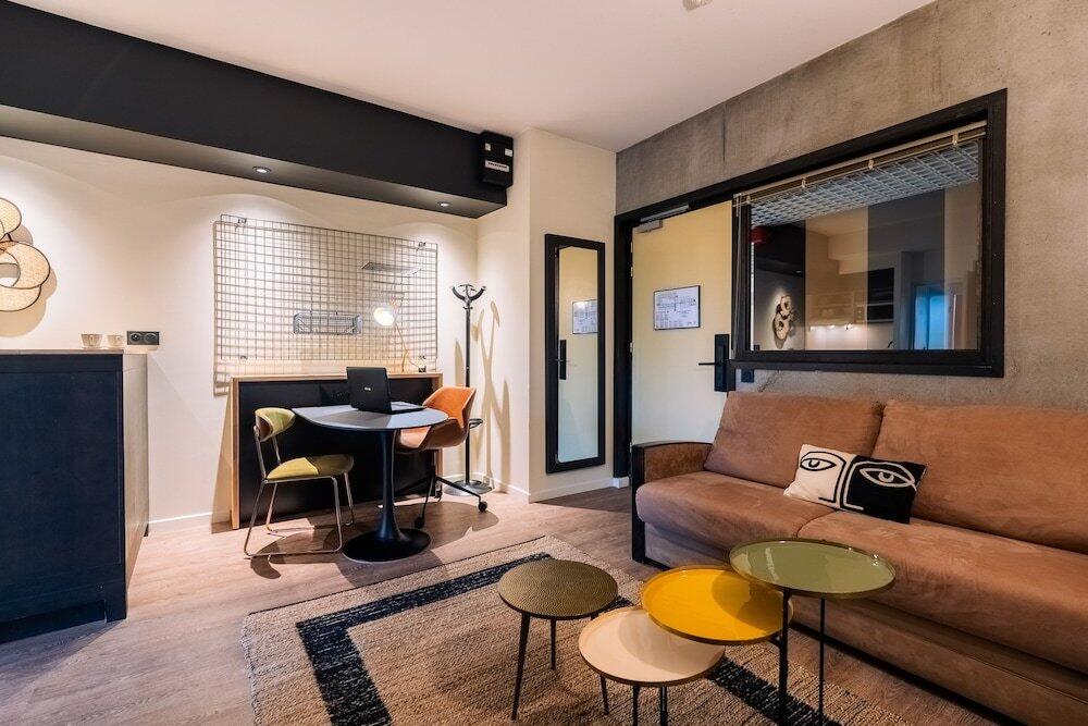 Foto de una habitación de Olivarius Apart Hotel Lille Villeneuve D&amp;#039;Ascq