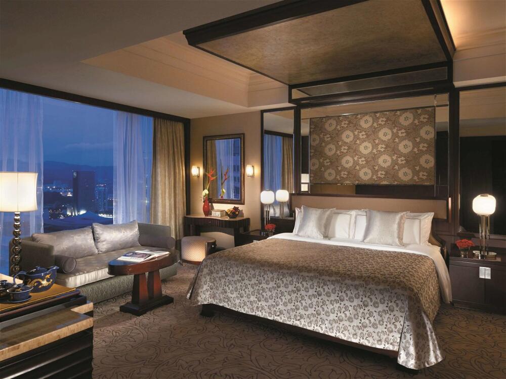 Foto de una habitación de Hotel Futian Shangri-La, Shenzhen,Near to Shenzhen Convention&amp;amp;Exhibition Centre, Futian Railway Station