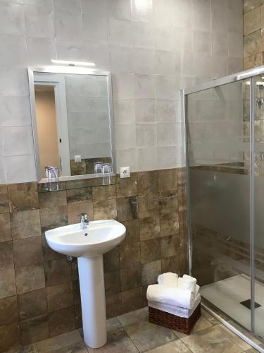Foto del baño de Hospedería Santa Cruz
