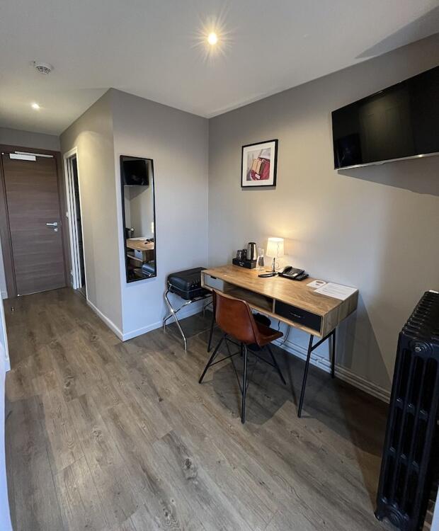 Foto de una habitación de Hotel Des Cedres