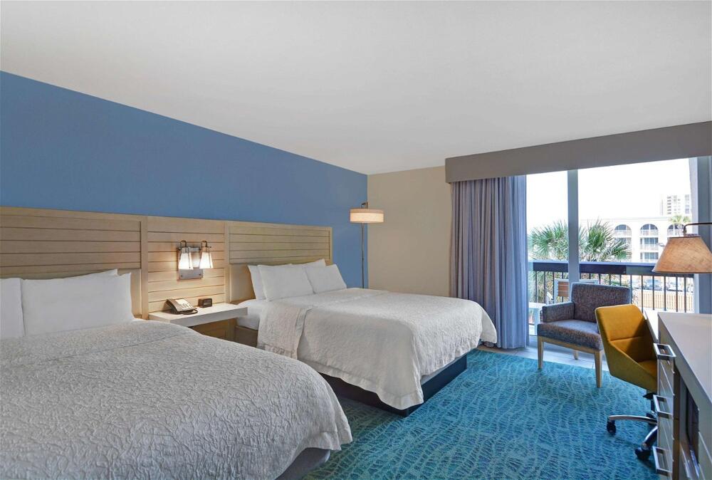 Foto de una habitación de Hotel Hampton Inn Oceanfront Jacksonville Beach