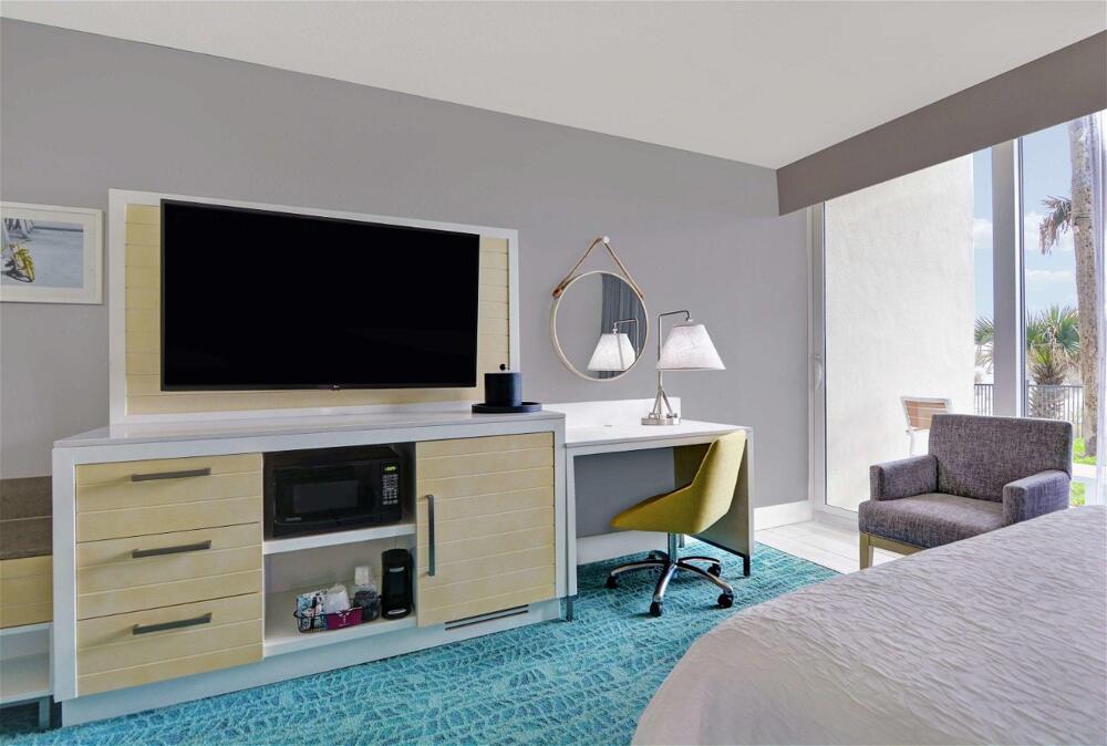 Foto de una habitación de Hotel Hampton Inn Oceanfront Jacksonville Beach