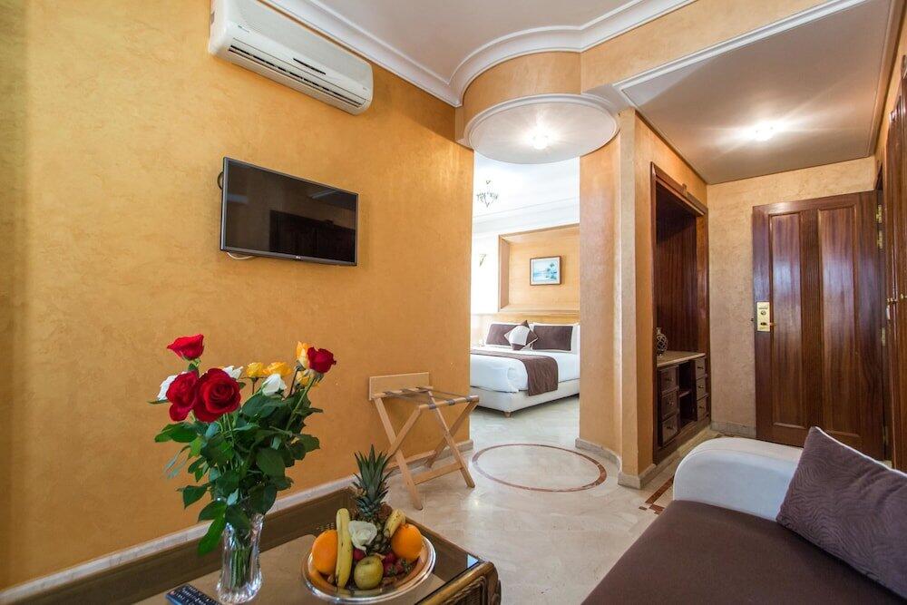 Foto de una habitación de Hotel Zahrat Al Jabal
