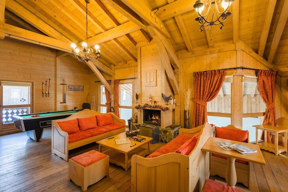 Foto de las zonas nobles de Camping Lagrange Vacances Les Fermes de Samoëns