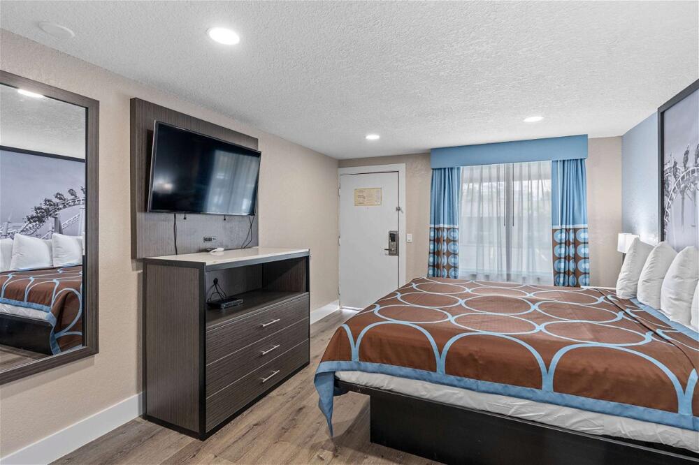 Foto de una habitación de Hotel Super 8 by Wyndham Kissimmee-Orlando