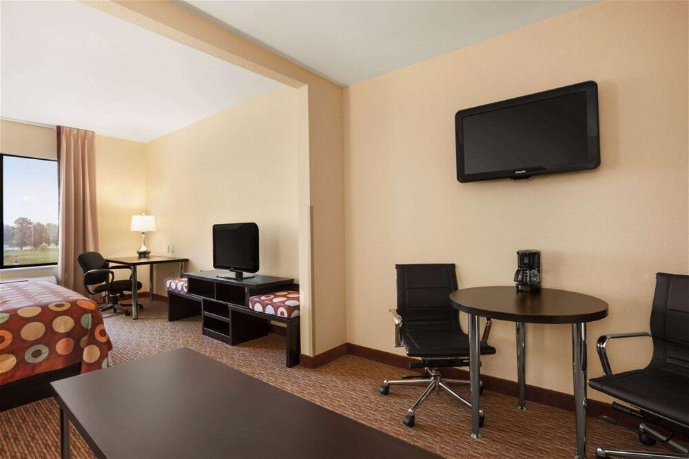 Foto de una habitación de Hotel Super 8 by Wyndham Pennsville/Wilmington