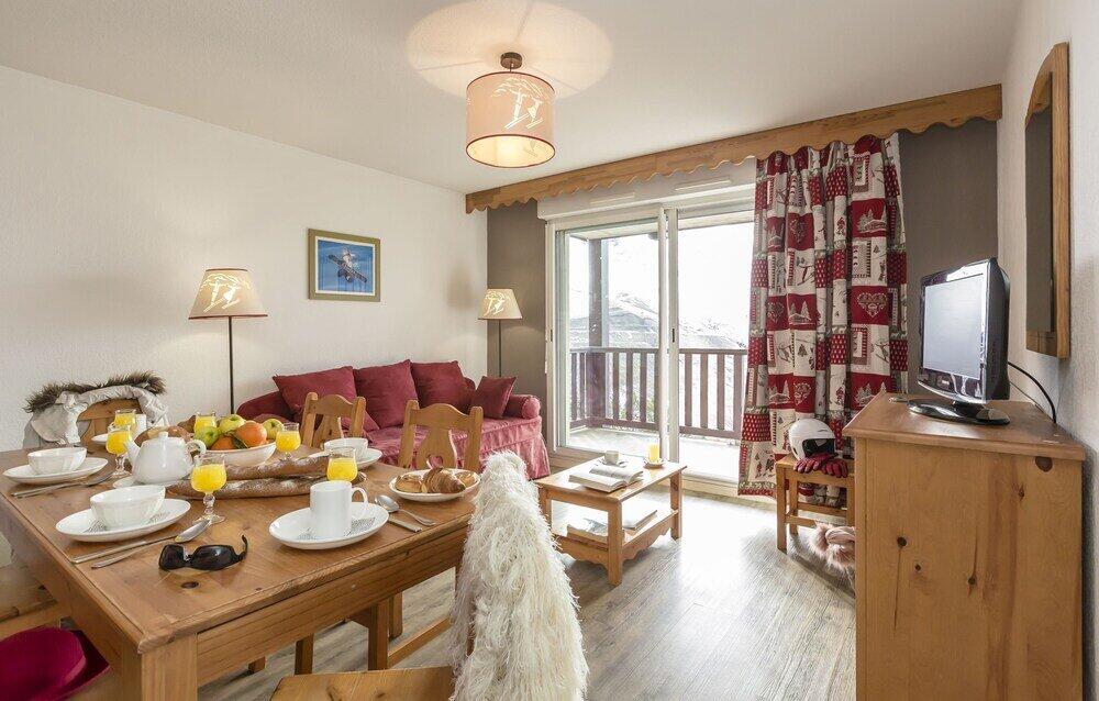 Foto de una habitación de Résidence Odalys Les Hauts de Peyragudes
