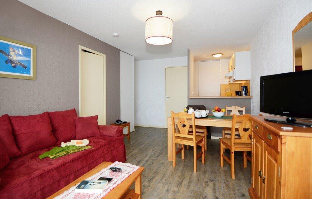Foto de una habitación de Résidence Odalys Les Hauts de Peyragudes
