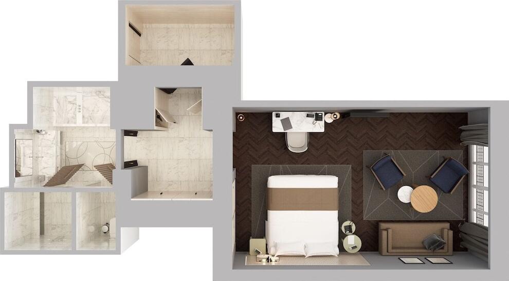 Foto de una habitación de Hotel Lutetia