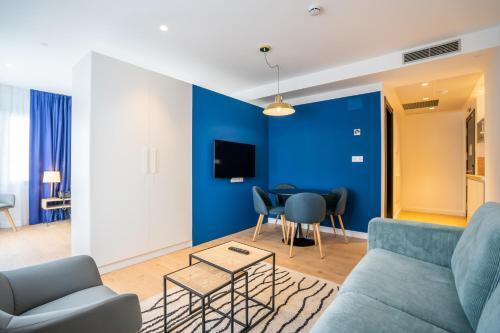 Foto de una habitación de abba Apartments Playa de Gros San Sebastián