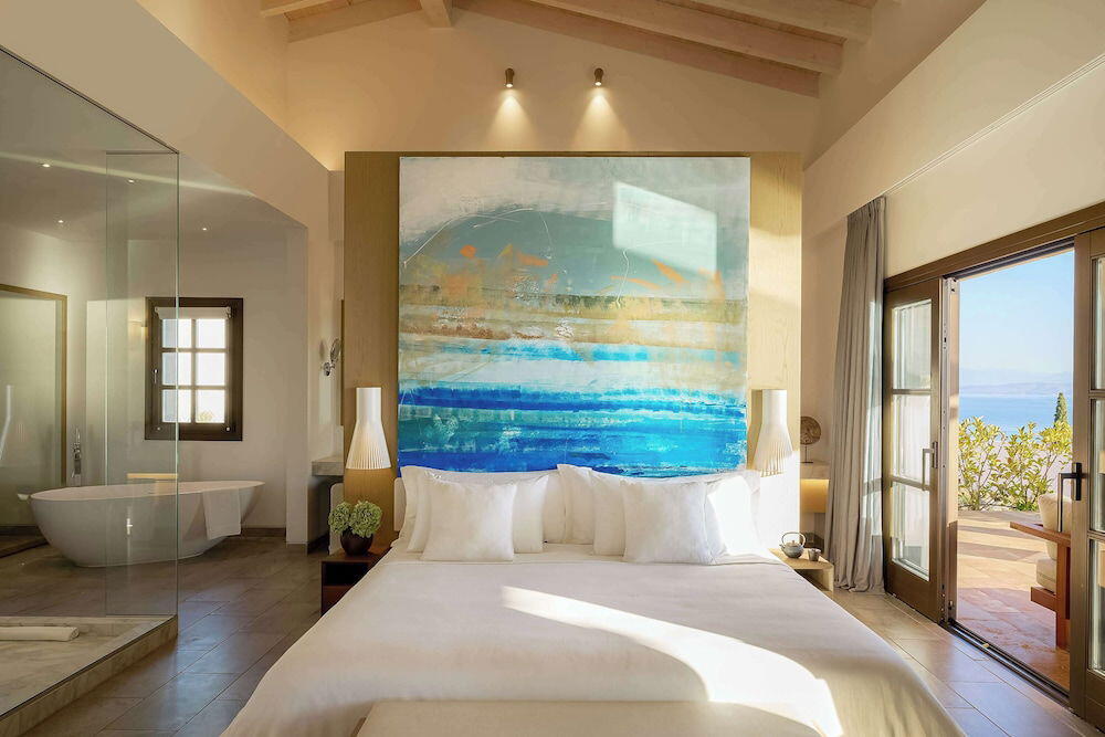 Foto de una habitación de Hotel Angsana Corfu Resort &amp;amp; Spa