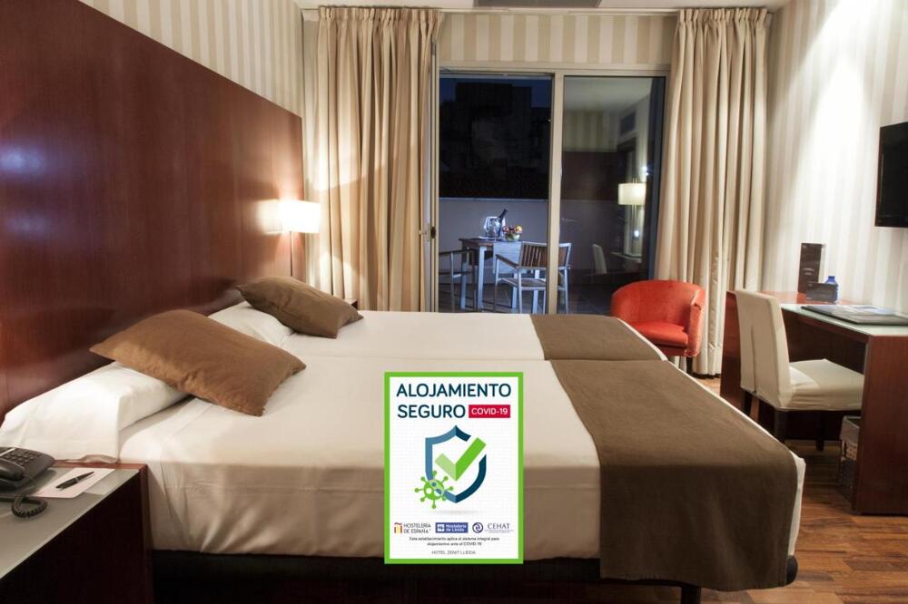 Foto de una habitación de Hotel Zenit Lleida
