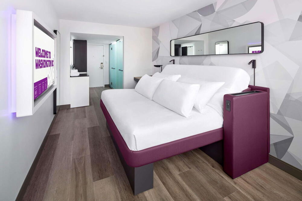 Foto de una habitación de Hotel YOTEL Washington DC