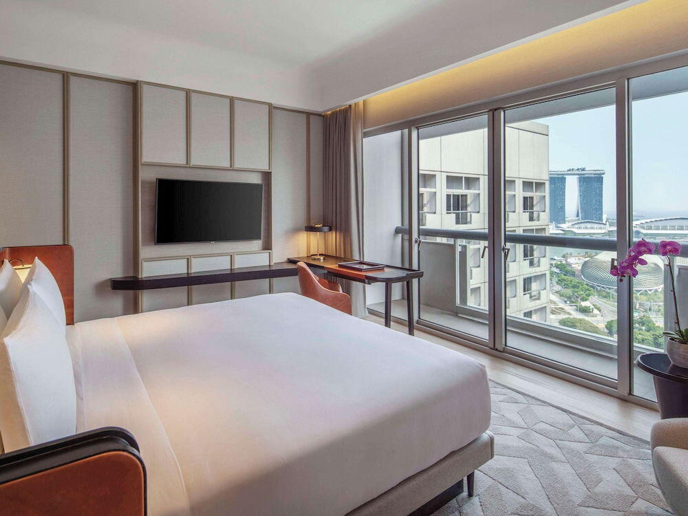 Foto de una habitación de Hotel Fairmont Singapore