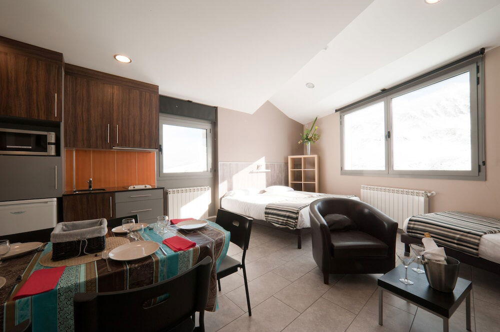 Foto de una habitación de Aparthotel Les Olimpiades