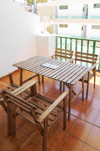 Foto de una habitación de Apartamentos La Galea