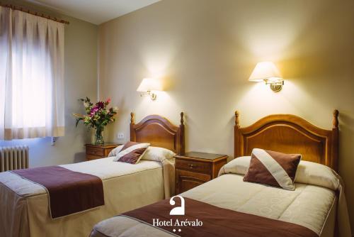 Foto de una habitación de Hotel Arevalo