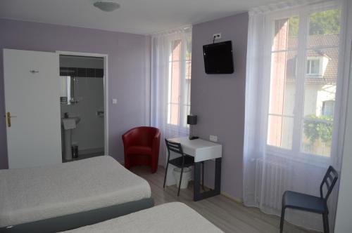 Foto de una habitación de Hôtel Restaurant Le Bellevue